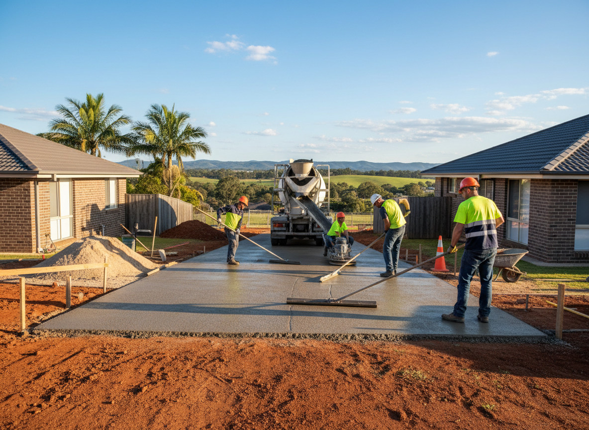 Concrete Driveways in Toowoomba