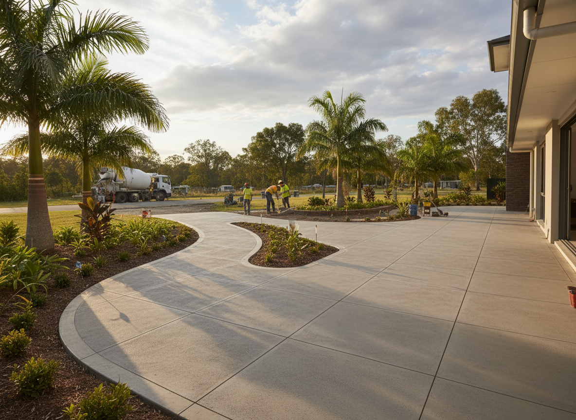 Concrete Paths and Patios in Toowoomba