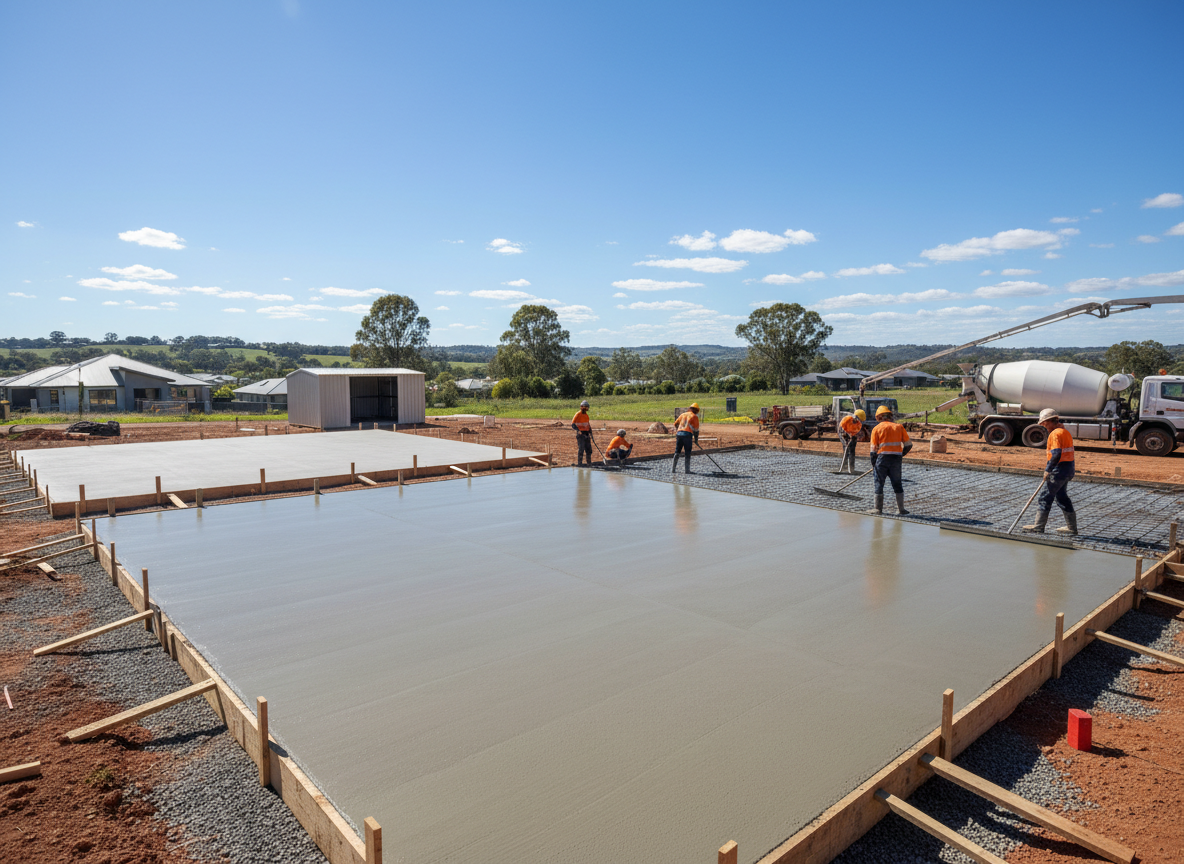 House and Shed Slabs in Toowoomba